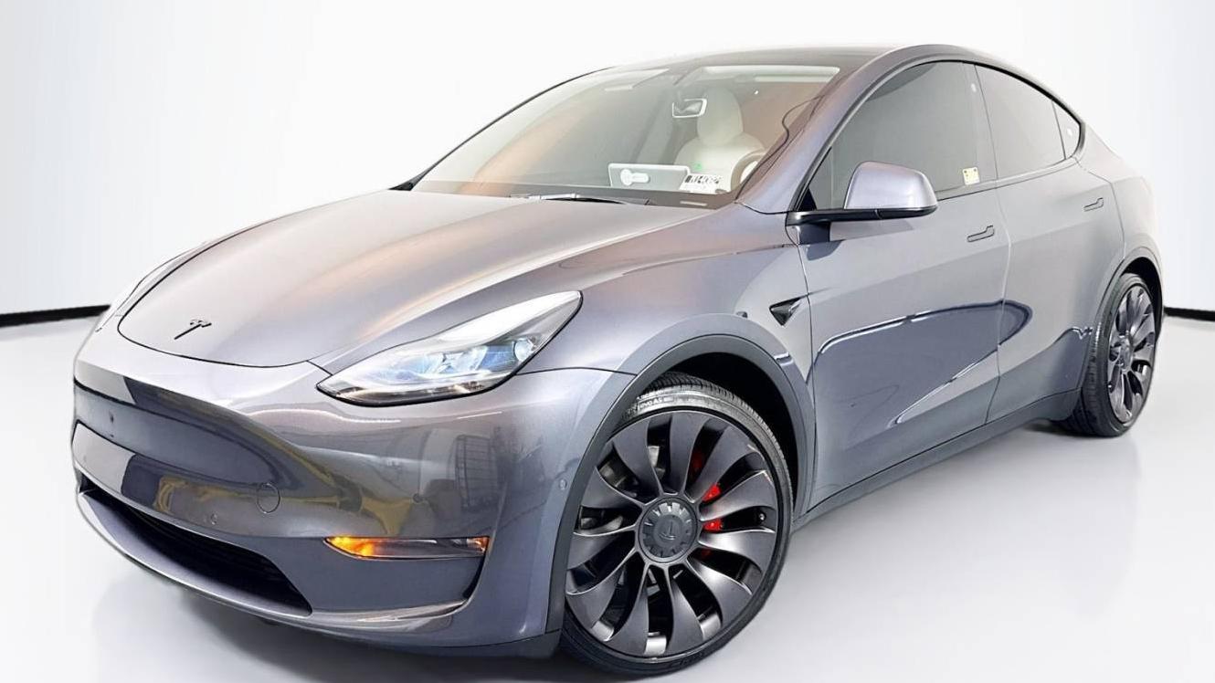 TESLA MODEL Y 2021 5YJYGDEF7MF230418 image